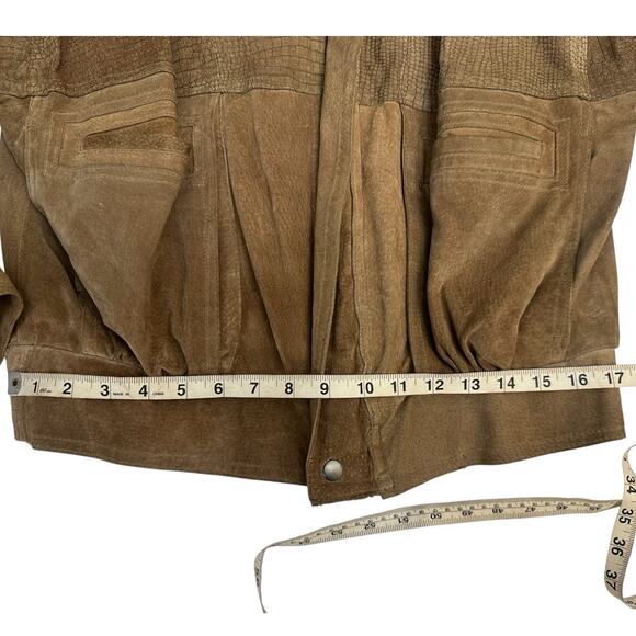 Vintage 80s Suede Leather Jacket - Picture 7 of 13